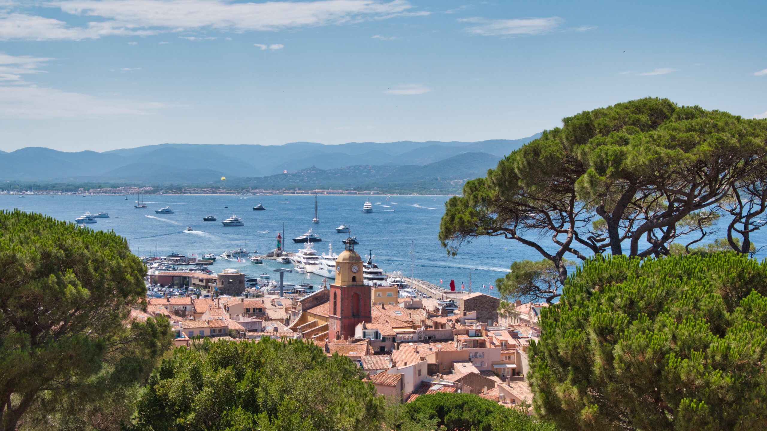 Widok na Saint Tropez